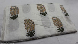 100% algodón orgánico bloque de mano tela impresa técnicas tejidas ligeras para camisas y trajes de niñas para el vestido de los niños también - Product Image 2