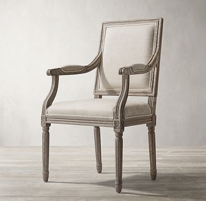 Vintage ภาษาฝรั่งเศสคำ Sqaure ผ้าแขนเก้าอี้ - Product Image 2