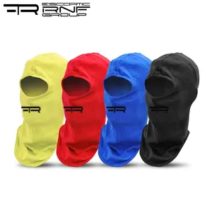 Karting Balaclava-Kaus Kaki Kepala Go Kart Kaus Kaki Kepala untuk Karting Topi Rajut Balaclava Kualitas Bagus Polos Dicelup Campuran Katun