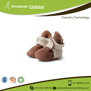 Bottes de bébé en molleton 100% coton, de haute qualité, personnalisées, confortables, faciles à enfiler, tendance, à la mode - Product Image 3