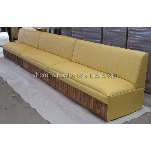 Новейший современный диван из искусственной кожи для ресторана