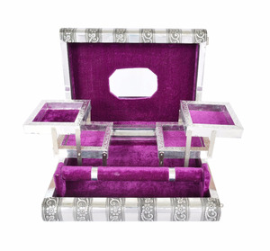 Caja de Joyería Artesanal de Madera con Diseño de Elefante Antiguo PREMIUM |   Caja para Brazaletes |   Joyero para Welling - Product Image 2