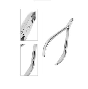 Pince à cuticules Nghia Nipper D-01 JAW 12,14,16 pinces à ongles en acier inoxydable, fabriquées en acier inoxydable de haute qualité par Life Care. - Product Image 2