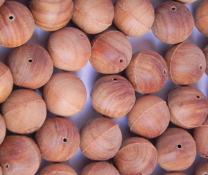 Unpolished Sandalwood Wood Beads - Product Image 1