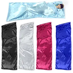 Hot sale!! Single silk sleeping bag liner high quality