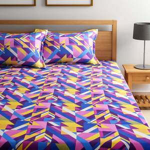 Ropa de cama doble de polialgodón, Multicolor, de lino, de alta calidad, India - Product Image 2