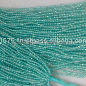 Neon Blue Apatite Micro Faceted Roundel Cristaux Guérison Bijoux Pierres Perles En Vrac Coszcalt Exportations BHY7012 Tiers - Product Image 1