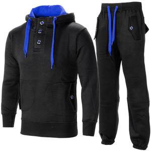 Ensemble de survêtement d'été unisexe pour homme, deux pièces, personnalisé, surdimensionné, de luxe, avec fermeture éclair, en tissu polaire de laine - Product Image 6