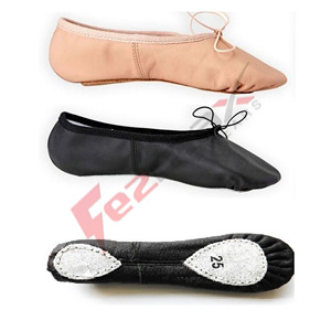 Qualité danse chaussures en toile à semelle fendue Ballet chaussures 2021 - Product Image 4