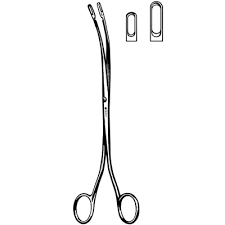 Desjardins Fórceps de cálculos biliares Curvo Recto 23cm Fig 1 Fig 2 Desjardins Fórceps de piedra biliar de alta calidad - Product Image 4