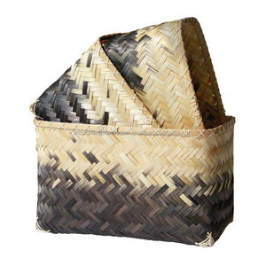 Cesta de ropa de bambú para almacenamiento y organización - Product Image 3