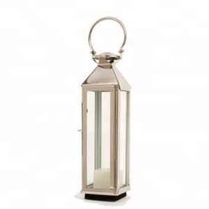 New Top Quality Metal and <b>Glass</b> Glossy Finishing Hexagon Shape <b>Candle</b> <b>Holder</b> Lantern for Sale in Low Price From Wholesaler - Product Image 4