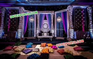 เวทีงานแต่งงานแบบดั้งเดิมFRPเวทีชุดงานแต่งงานปากีสถาน - Product Image 3