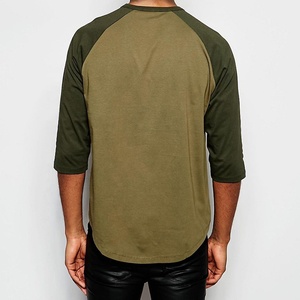 2022 Vintage para hombre, camisetas de manga larga para exteriores, cuarto raglán para cuello de Polo, logotipo liso, diseño informal de talla grande, Bangladesh - Product Image 6