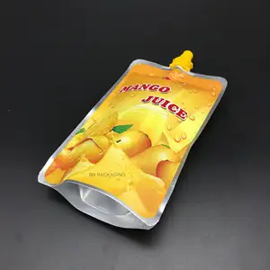 Beverage Bag Custom Printing Beverage Bags Jelly Packing Juice Pouch With Spout