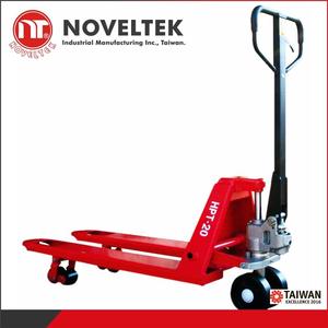 รถยกพาเลทไฮดรอลิกสแตนเลส NOVELTEK แบบปรับได้ด้วยมือ  รับน้ำหนัก 1-10 ตัน ได้รับมาตรฐาน CE ISO เงียบ - Product Image 1
