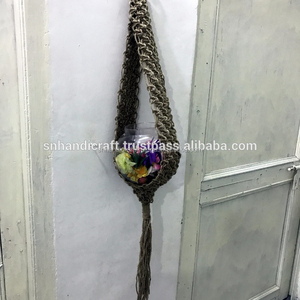 ที่แขวนต้นไม้แบบมาคราเม่, สวนในร่ม, ที่แขวนกระถางต้นไม้, กระถางแขวน, ที่แขวนกระถางแบบมาคราเม่, มาคราเม่สไตล์โมเดิร์น - Product Image 1