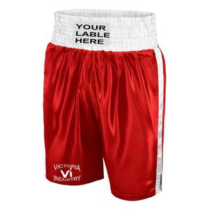 กางเกงขาสั้นสำหรับชกมวย MMA แบบมืออาชีพพร้อมโลโก้ออกแบบได้ตามต้องการ - Product Image 1