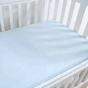 2021 لينة القطن جيرسي سرير المجهزة ملاءات السرير عادي سرير طفل ملاءات