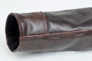 Stylish Warm Mens <b>Vintage</b> Brown <b>Leather</b> <b>Jacket</b> for Winter <b>Leather</b> Coat - Product Image 5