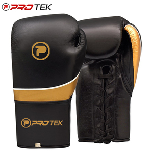 Gants d'arts martiaux et de boxe unisexes confortables sur mesure en cuir véritable ou en cuir PU - Product Image 1