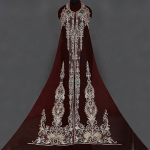 Caftán bordado de piedra marroquí para boda, caftán 2018 - Product Image 1