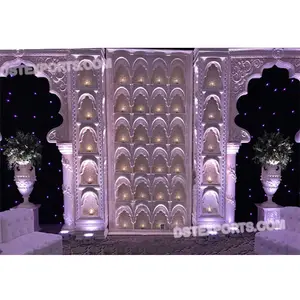 Vela de fibra de casamento árabe, painel de parede de vela de fibra de casamento, árabe