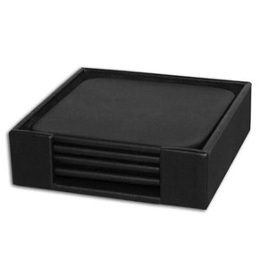 Posavasos y Material de madera Juego de 6 accesorios de decoración de mesa de comedor de larga duración Premium 4x4x0,5 pulgadas - Product Image 1