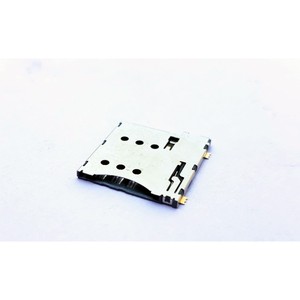 TARJETA MICRO SIM compacta de la mejor calidad, cuerpo de metal tipo empuje de 6 pines para aplicaciones de teléfonos, módulos y tabletas - Product Image 1