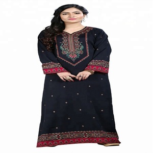 Nueva colección de nuevo diseño de impresión de CRAPE KAFTAN caftán 2018 - Product Image 1
