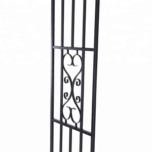 Arche de jardin en métal de style classique pour mariage, barres horizontales - Product Image 3