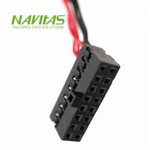 ตัวเรือนแบบตัวเมีย 16 พิน 2.0 มม. พร้อมชุดสายเคเบิล JST แบบตัวผู้ 8 พิน 1.0 มม. - Product Image 3