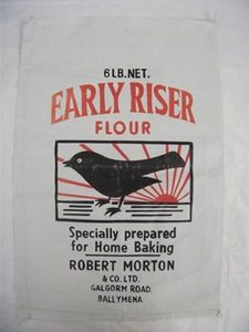 Sac à farine en coton recyclé écologique naturel Sac de stockage des aliments Sac à cordon - Product Image 5