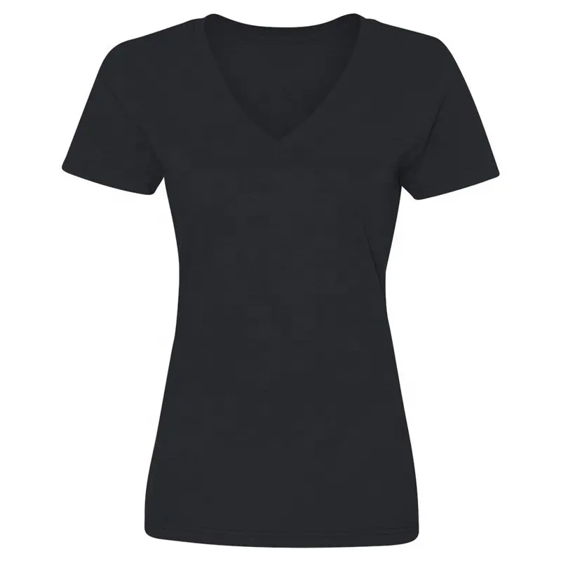 女性服レディースアパレルプラスサイズTシャツカジュアルスパンデックスソフトテキスタイルクルーネック女性プレーンカスタムTシャツ