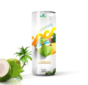 Agua de Coco Espumosa Saludable y Esterilizada de 320 ml con Jugo de Frambuesa - Product Image 4