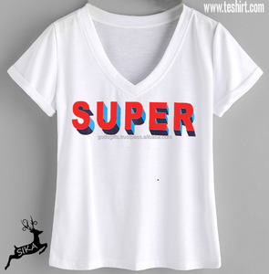 Camisetas de cuello en v para hombre, venta al por mayor, proveedor indio de tirupur, 2018 - Product Image 3