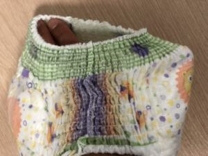 Pantalon bébé en ballots taille élastique complète - Product Image 2