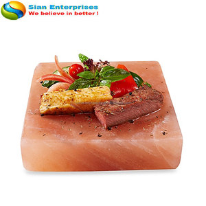 แผ่นเกลือปรุงอาหารสีชมพูหิมาลายันแผ่นบล็อกแกะสลักและอิฐในสไตล์ฮวงจุ้ยพร้อมบรรจุจากบริษัทต่างๆ - Product Image 1