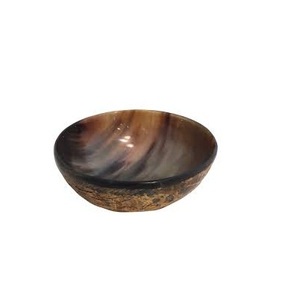 Cuenco de cuerno natural de color negro con cuencos de cuerno de búfalo Fabricante India exportación cuenco de cuerno pulido natural - Product Image 2