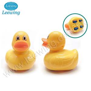 เป็ดเหลืองพลาสติกแรงเสียดทานรถของเล่นสำหรับเด็ก - Product Image 1