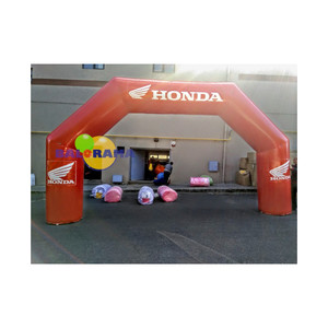 Arco de carretera en curva, globo inflable, 8m - Product Image 1