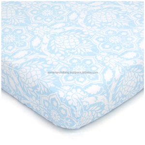 OEM Manufacturer Pure Cotton Kids Fitted Crib Sheets at Wholesale Price - Product Image 1