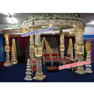 Nuevo indio boda fibra de cristal "Mandap" de boda nueva fibra de cristal Mandap boda real de fibra de cristal "Mandap" - Product Image 1