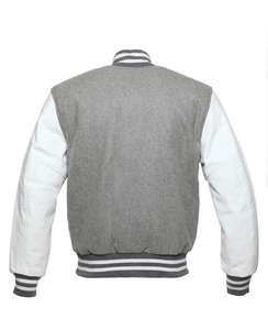 Vestes universitaires en laine pour hommes, style streetwear, en gros, pas cher, or jaune uni, satin, fermeture éclair, respirantes, pour l'hiver - Product Image 4