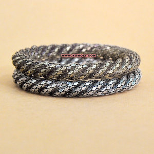 Handmade Intermesh Brass Bangle Metal <b>Cuff</b> <b>Bracelet</b> - Product Image 5