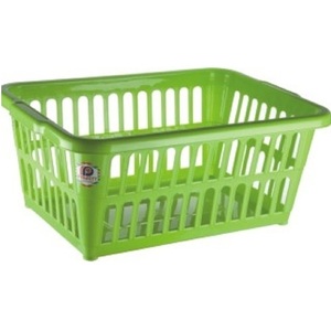 ตะกร้าเก็บของอเนกประสงค์พลาสติกทรงสี่เหลี่ยมผืนผ้าสำหรับจัดระเบียบอุปกรณ์ครัว - Product Image 1