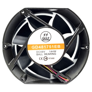 Ventilador de CC de 172x150x51 mm con Doble Balero, 12V 24V 48V, con Certificación UL - Product Image 1