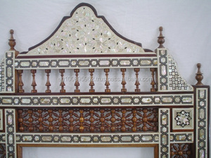 Balai serpillière à perles avec cadre de miroir, lot de 10 pièces, sautoir en bois - Product Image 2