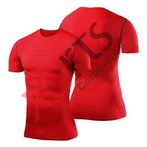 Dryfit เสื้อรัดรูป rashguard สำหรับผู้ชายเสื้อยืดแห้งเร็วสำหรับเล่นกีฬาวิ่งฟิตเนสยิมฟิตเนส - Product Image 1