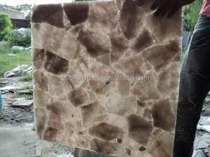 Carreaux de cristaux d'améthyste de luxe Dalles de pierres précieuses Matériau en pierre naturelle pour carreaux de table et de sol - Product Image 5